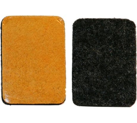 Фетровый самоклеящийся пункт Невский Крепеж 25x50 мм, тёмный, 6 шт. 801776