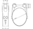 Хомут силовой KALE GBS HD 31-34 /20W1, уп. 10 шт. 31-34 HD201 3