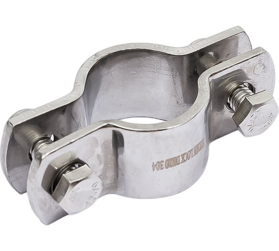 Трубный хомут без ножки TITAN LOCK DN20 (21,3-23 мм), нерж. 304 TL020FPS