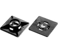 Площадка для хомута-стяжки STARFIX 19x19 мм, черная, 1000 шт. SM-81103-1000