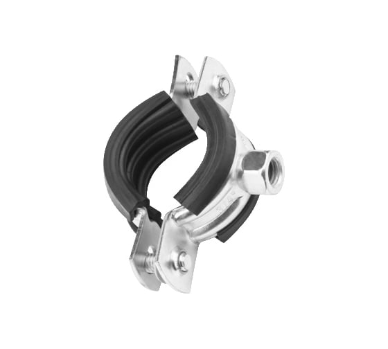 Трубный оцинкованный хомут с гайкой Зубр 1/4", 1 шт. 37850-10-14-1 1