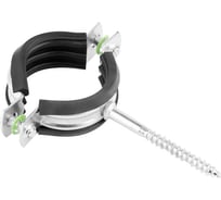 Трубный оцинкованный хомут с шурупом Зубр 1/2", 1 шт. 37854-20-24-1