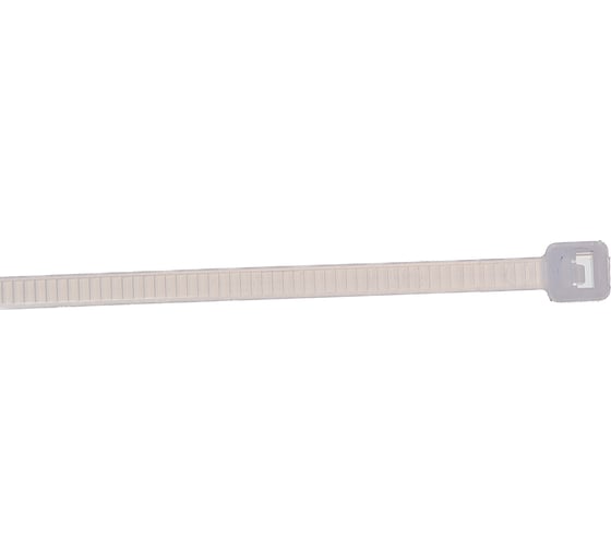 Нейлоновые хомуты Зубр белые, 2.5x100 мм, 100 шт. 309010-25-100