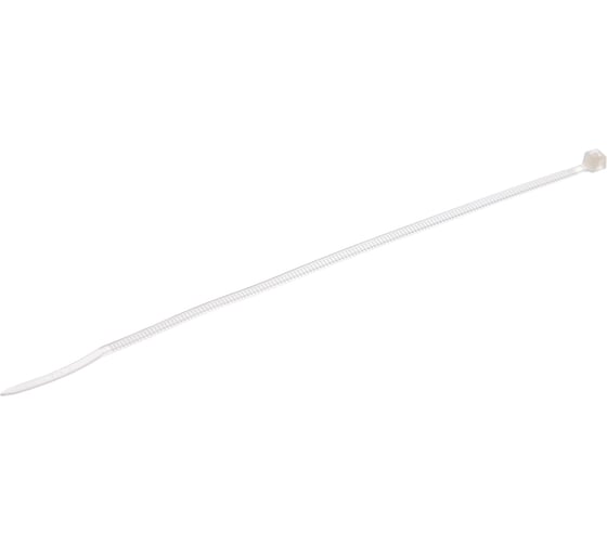 Нейлоновые хомуты Зубр белые, 2.5x150 мм, 100 шт. 309010-25-150 1