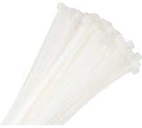 Нейлоновые хомуты Зубр белые, 4.5x300 мм, 100 шт. 309010-45-300