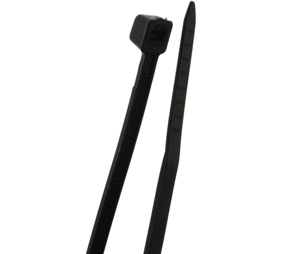 Нейлоновые хомуты Зубр черные, 2.5x150 мм, 100 шт. 309030-25-150