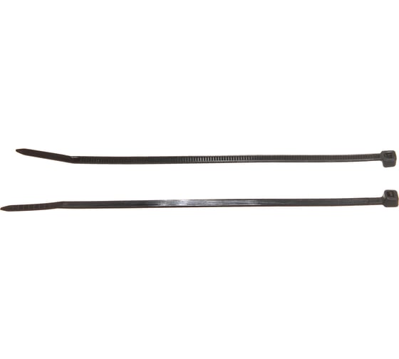 Нейлоновые хомуты Зубр черные, 3.6x150 мм, 100 шт. 309030-36-150