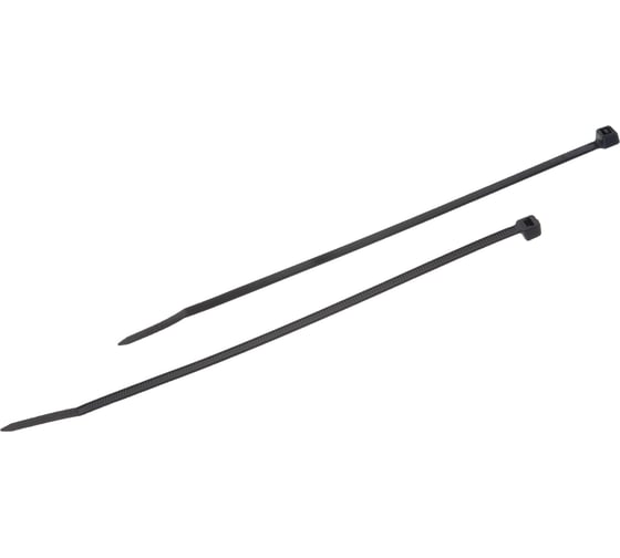 Нейлоновые хомуты Зубр черные, 4.5x200 мм, 100 шт. 309030-45-200