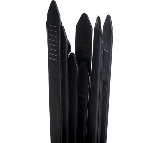 Нейлоновые хомуты Зубр черные, 7.6x300 мм, 100 шт. 309030-76-300