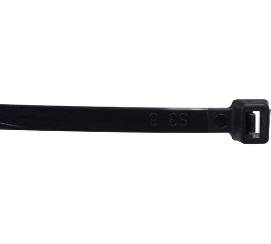 Нейлоновые хомуты Зубр черные, 7.6x500 мм, 50 шт. 309030-76-500