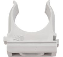 Крепеж-клипса для трубы TDM ELECTRIC 20 мм 100шт SQ0405-0002