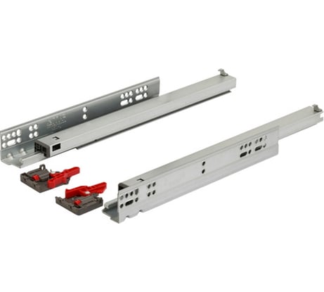 Шариковые направляющие скрытого типа с доводчиком Brante 400 мм 107218