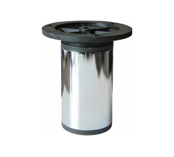 Круглая мебельная опора STARFIX d50x100-120 мм, хром SMF-5981