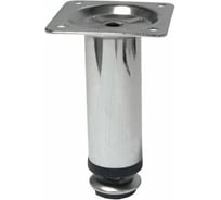 Круглая мебельная опора STARFIX d30x100 мм, хром SMF-3095