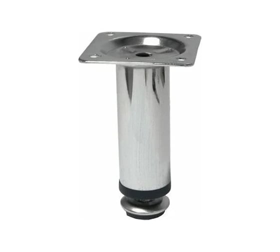 Круглая мебельная опора STARFIX d30x100 мм, хром SMF-3095