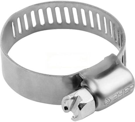 Хомуты "ЭКСПЕРТ" из нержавеющей стали с просечной лентой  ПЛ-12,7, 16-32мм, 100шт. Зубр 37815-016-32-100