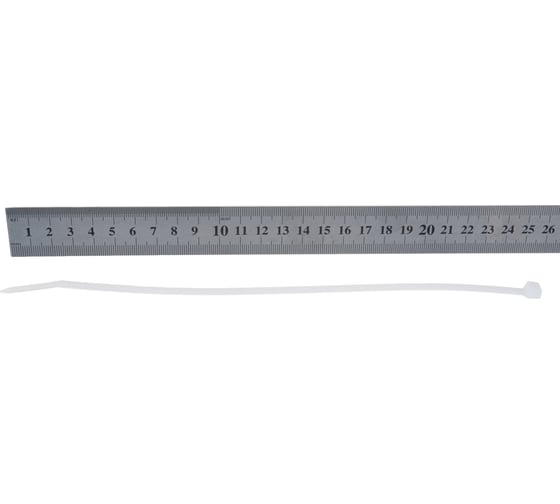 Нейлоновый хомут Navigator 4.8х250 белый NCT-048-250-100/WH 100 шт. 71050