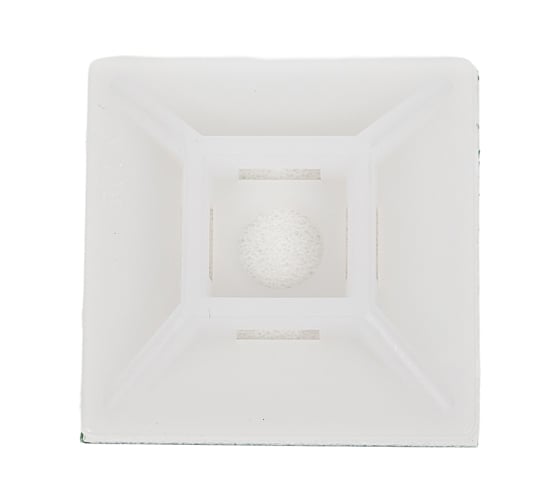Самоклеящаяся площадка для крепл. стяжек Cabeus 28x28 мм, 100 шт. HC-102