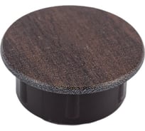 Заглушка на отверстие с текстурой ЕВРОПАРТНЕР d14 орех сиена, 12 шт. 16 0798 1