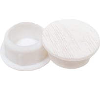 Заглушка на отверстие с текстурой ЕВРОПАРТНЕР d14 орех пекан св., 12 шт. 16 0764 1