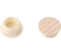 Заглушка на отверстие с текстурой ЕВРОПАРТНЕР d14 капучино, 12 шт. 16 0762 1