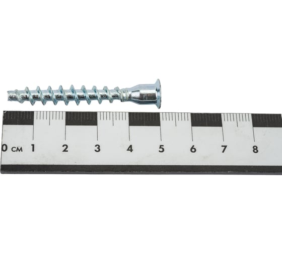 Меб. шуруп-стяжка ЕВРОПАРТНЕР zn, 7x50 мм, 30 шт. 6 1628 2