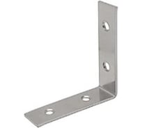 Мебельный уголок ЦКИ 80x80x18, 4 отверстия, цинк, 5 шт. 3447