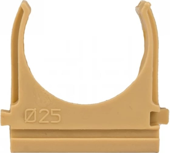 Крепеж-клипса EKF d25 мм, 10 шт., светлое дерево -Plast derj-z-25w