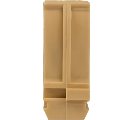 Крепеж-клипса EKF d25 мм, 10 шт., светлое дерево -Plast derj-z-25w