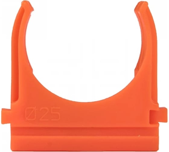 Крепеж-клипса EKF d25 мм, 10 шт., оранжевая -Plast derj-z-25o