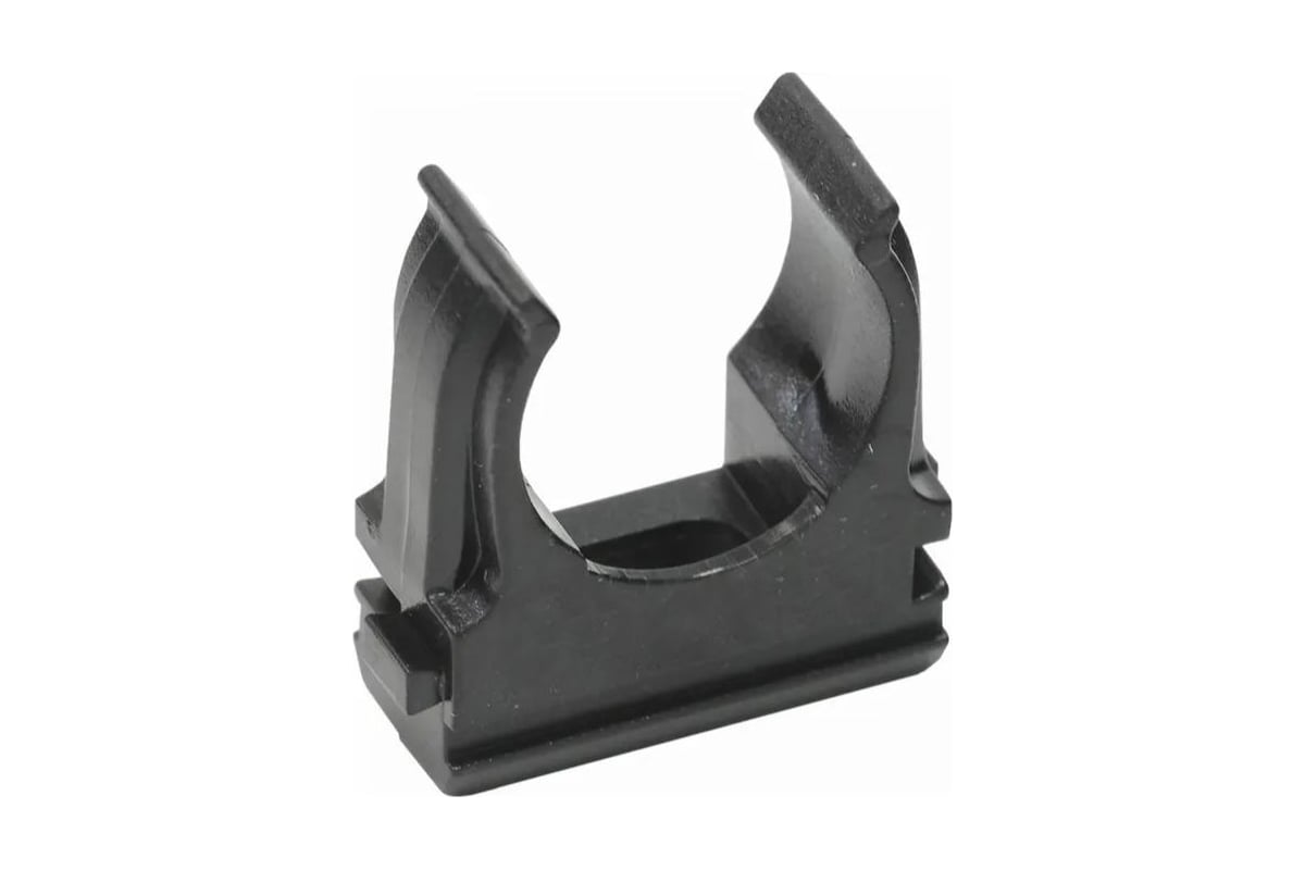 Крепеж-клипса для монтажа труб ТРИЗАМ O 16 мм, черная, 25 шт. TRZ0352 ...