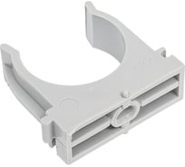 Крепеж-клипса для монтажа труб ТРИЗАМ O 32 мм, серая, 25 шт. TRZ0392