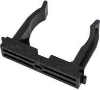 Крепеж-клипса для монтажа труб ТРИЗАМ O 50 мм, черная, 25 шт. TRZ0412