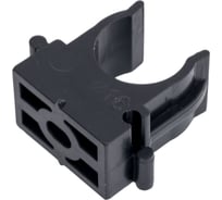 Крепеж-клипса для монтажа труб ТРИЗАМ O 16 мм, черная, 100 шт. TRZ0354