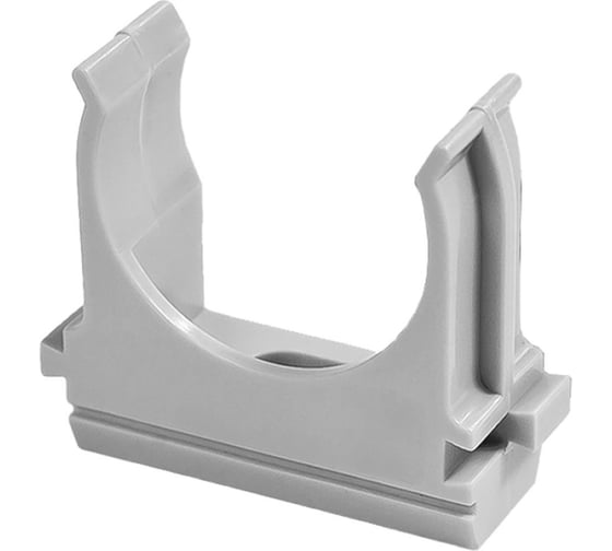 Крепеж-клипса для монтажа труб ТРИЗАМ O 32 мм, серая, 100 шт. TRZ0394 1