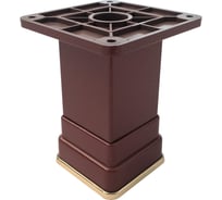 Декоративная квадратная регулируемая опора Lemax PROF 100 мм, коричневая DK3-100-60-60