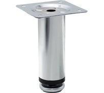 Мебельная регулируемая малая опора Lemax PROF 100 мм, матoвый xрoм N0010-100 SC