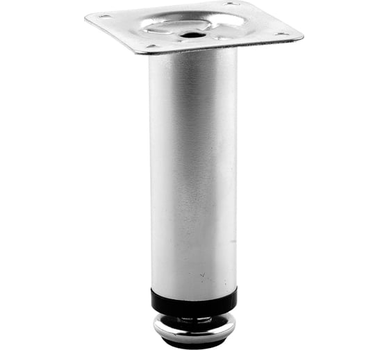 Мебельная регулируемая малая опора Lemax PROF 120 мм, матoвый xрoм N0010-120 SC 1