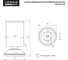 Мебельная регулируемая малая опора Lemax PROF 150 мм, матовый хром N0020-150 SC 3