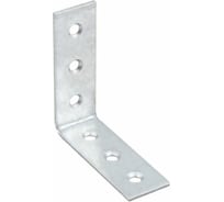 Мебельный уголок STARFIX 17x50x50 мм, белый цинк, 50 шт. в карт. уп. SMC3-85879-50