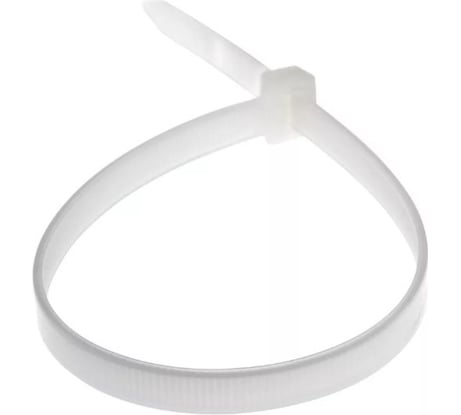 Сверхпрочная нейлоновая стяжка (хомут) SONNEN Power Lock, 2,5x200 мм, 100 шт., белая 607920