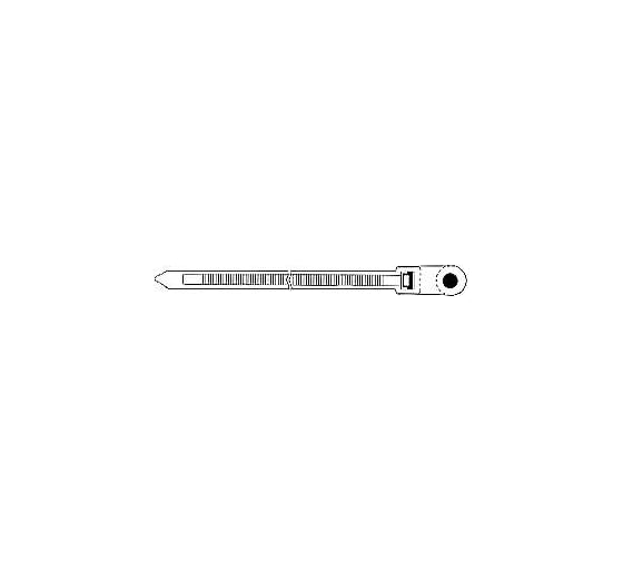 Нейлоновая неоткрывающаяся стяжка Hyperline GTM-200STC 16066