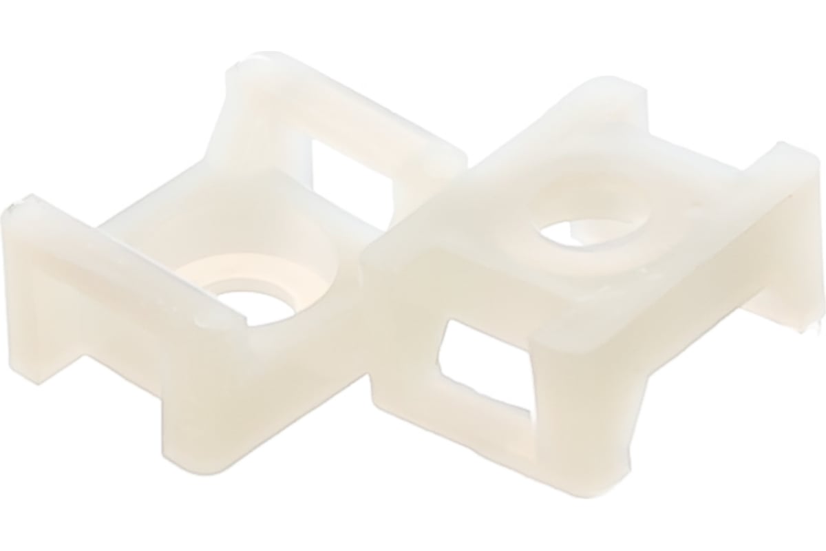 Монтажная площадка под винт FORTISFLEX ПМО 22х16 белый 100шт 53313 ...