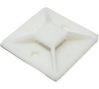 Монтажные самоклеящиеся площадки FORTISFLEX ПМС 40х40 белый 100шт 49447 15538191