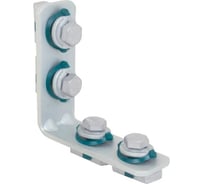 Уголок 90° BIS RapidStrut, G2 BUP1000, 4 отверстия, 4 монтажные гайки, 103x103 мм КОНКРЕП 665885205