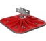 Кровельная опора с горизонтальным кронштейном Fachmann solid foot 350x350 04.031 2