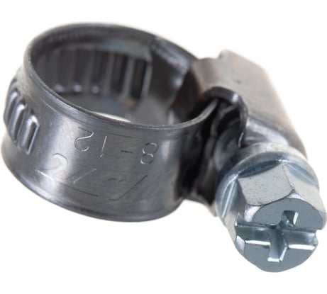 Хомут ленточный 008-012мм червячный нержавеющая сталь JTC -ZN12 700774