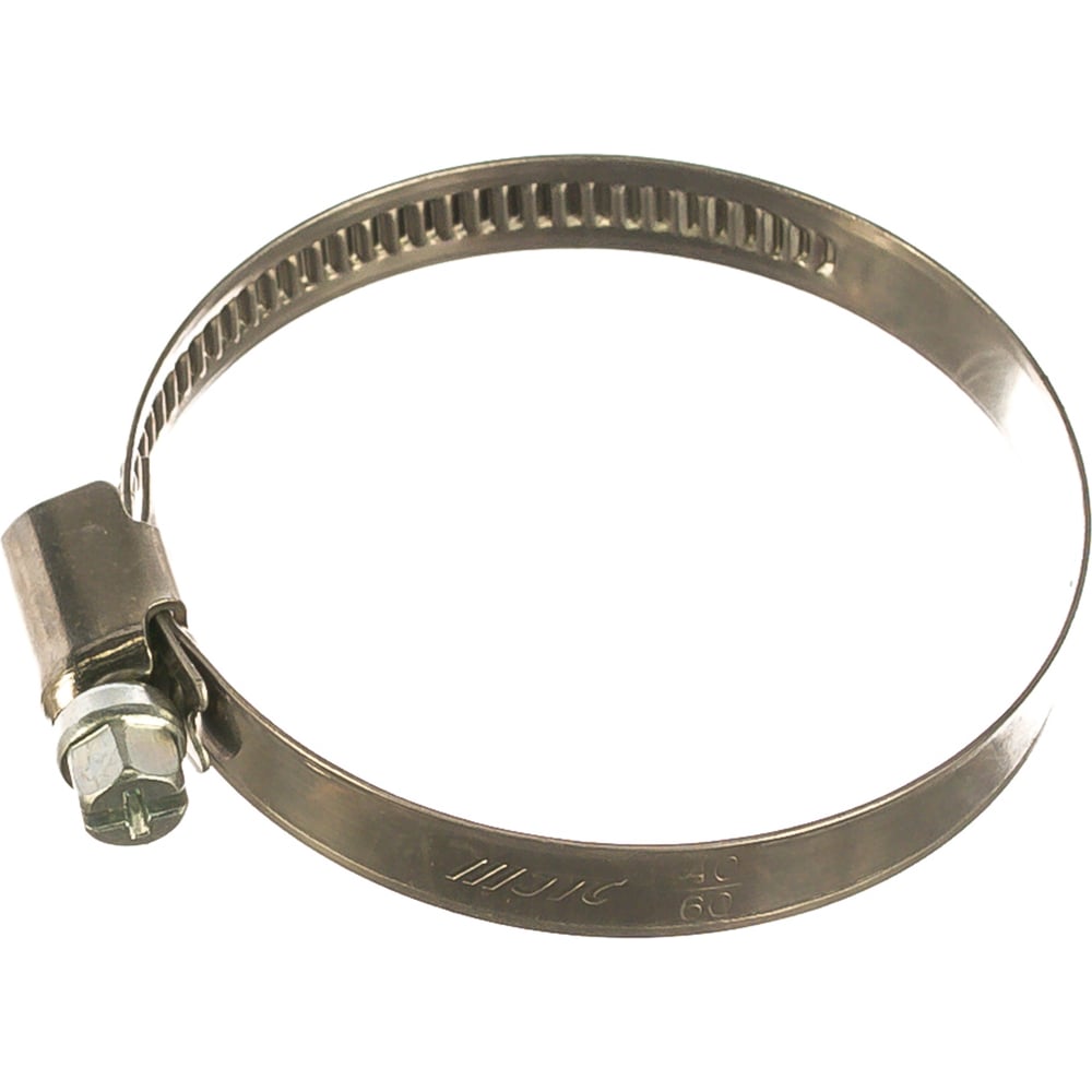 Ленточный червячный хомут 040-060мм нержавеющая сталь JTC-ZN60 ...