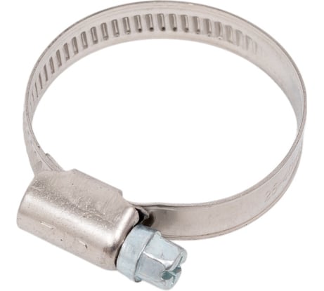 Обжимной хомут из нерж. стали Невский Крепеж 25x40, 2 шт. ярлык нк 800534