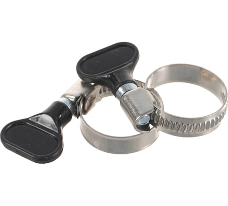Обжимной хомут QUATTRO ELEMENTI 14-27 мм нержавеющая сталь с ключом 2 шт 772-463